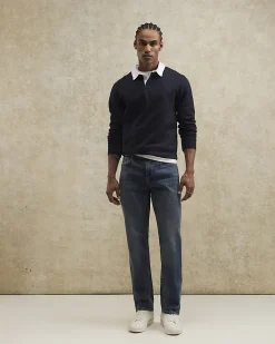 Blue Straight Fit Jeans