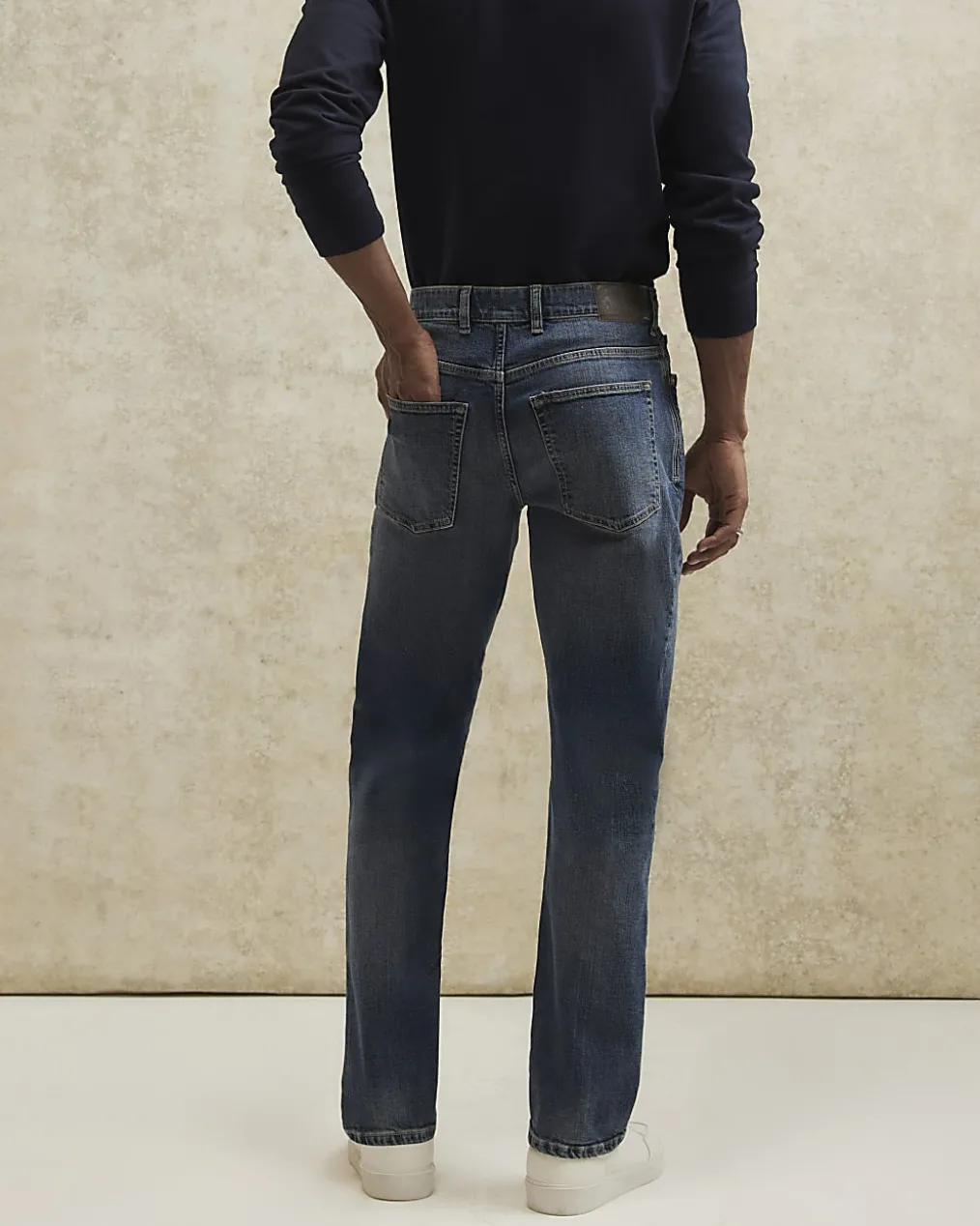 Blue Straight Fit Jeans