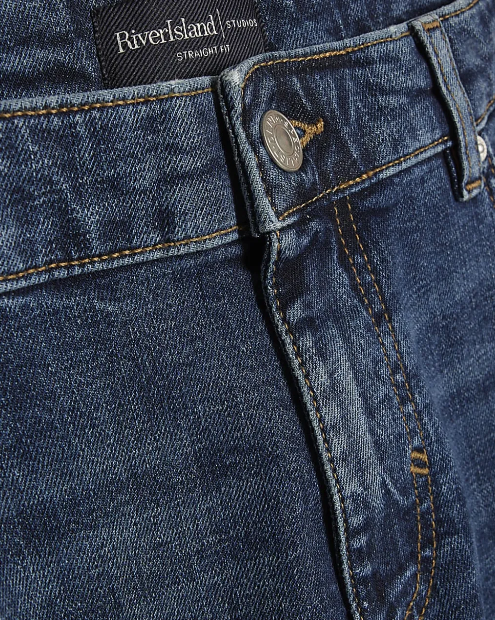 Blue Straight Fit Jeans