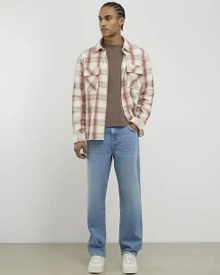 Blue Straight Fit Jeans