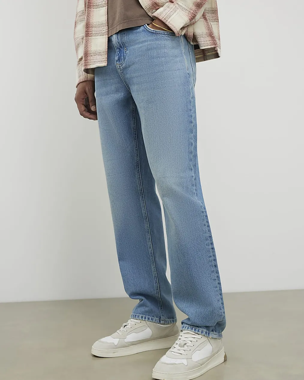 Blue Straight Fit Jeans
