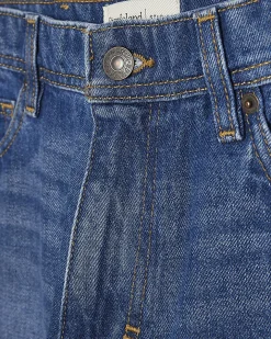 Blue Straight Leg Jeans