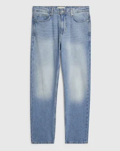 Blue Straight Leg Jeans