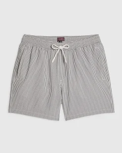 Blue Stripe Swim Shorts