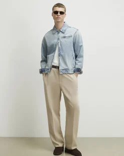 Blue Washed Denim Jacket