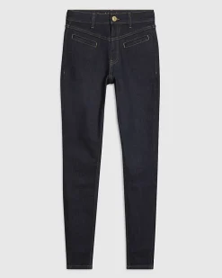 Blue Welt Pocket Skinny Jeans