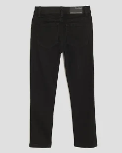 Boys black relaxed skinny jeans