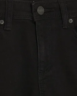 Boys black relaxed skinny jeans