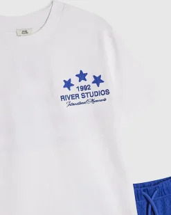 Boys Blue River Studios T-Shirt & Short Set