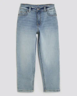 Boys Blue Stretch Tapered Jeans