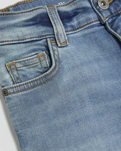 Boys Blue Stretch Tapered Jeans