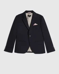 Boys Navy Tailored Suit Jacket