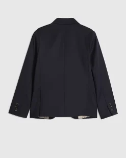 Boys Navy Tailored Suit Jacket
