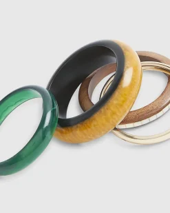 Brown Bangle Stack