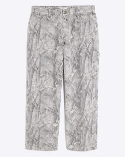 Brown Camouflage Baggy Fit Jeans