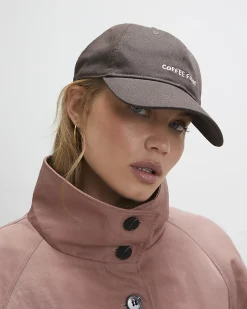 Brown Coffee First baseball Cap
