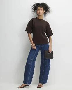Brown Cosy Short Sleeve T-Shirt