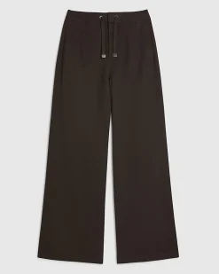 Brown Drawstring Waist Trousers