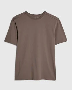 Brown Essential Muscle Fit Stretch T-Shirt