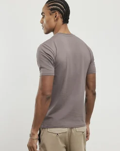 Brown Essential Muscle Fit Stretch T-Shirt