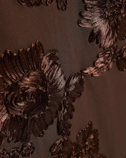 Brown Floral Cornelli Maxi Skirt