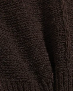 Brown Knitted Sleeveless Tank Top