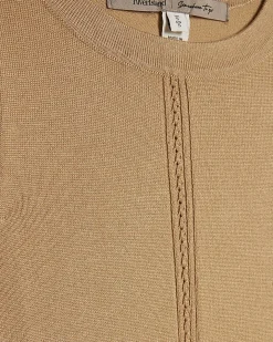Brown Knitted Vest Top