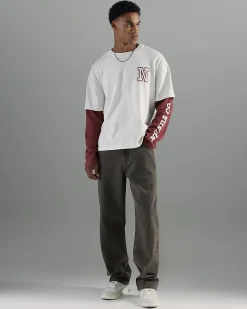 Brown Loose Fit Jeans