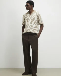 Brown Loose Fit Trousers