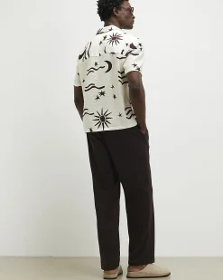 Brown Loose Fit Trousers