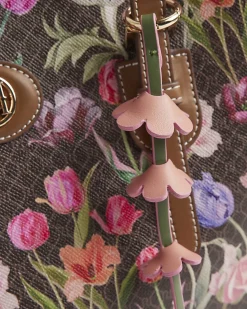 Brown Monogram Floral Wallet and Shopper bag