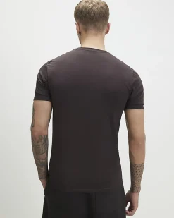 Brown Muscle Fit Cotton Lightweight T-Shirt