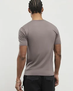 Brown Muscle Fit Pack Of 3 T-Shirts