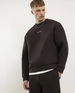 Brown Oversized Fit Premium Sweatshirt