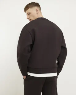 Brown Oversized Fit Premium Sweatshirt