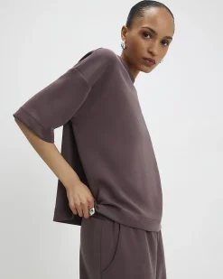 Brown Premium Boxy T-Shirt