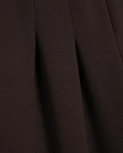 Brown Premium Pleat Front Trousers