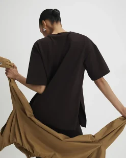Brown Premium Short Sleeve Oversized T-shirt