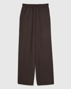 Brown Premium Wide Leg Joggers