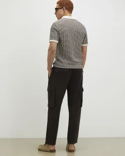 Brown Regular Fit Cargo Trousers