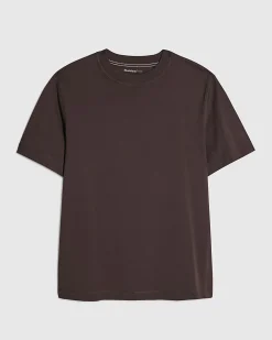 Brown Regular Fit Cotton Midweight T-Shirt