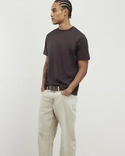 Brown Regular Fit Cotton Midweight T-Shirt