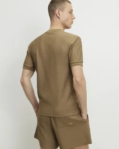 Brown Regular Fit Shorter Length Shorts