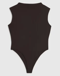 Brown RI Studio Shoulder Pad Bodysuit