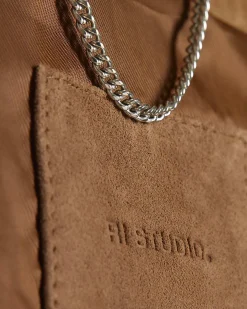 Brown RI Studio Suede Western Jacket