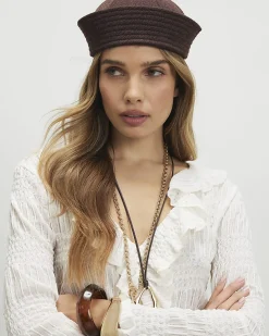 Brown Sailor Hat