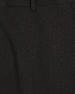 Brown Slim Fit Herringbone Suit Trousers