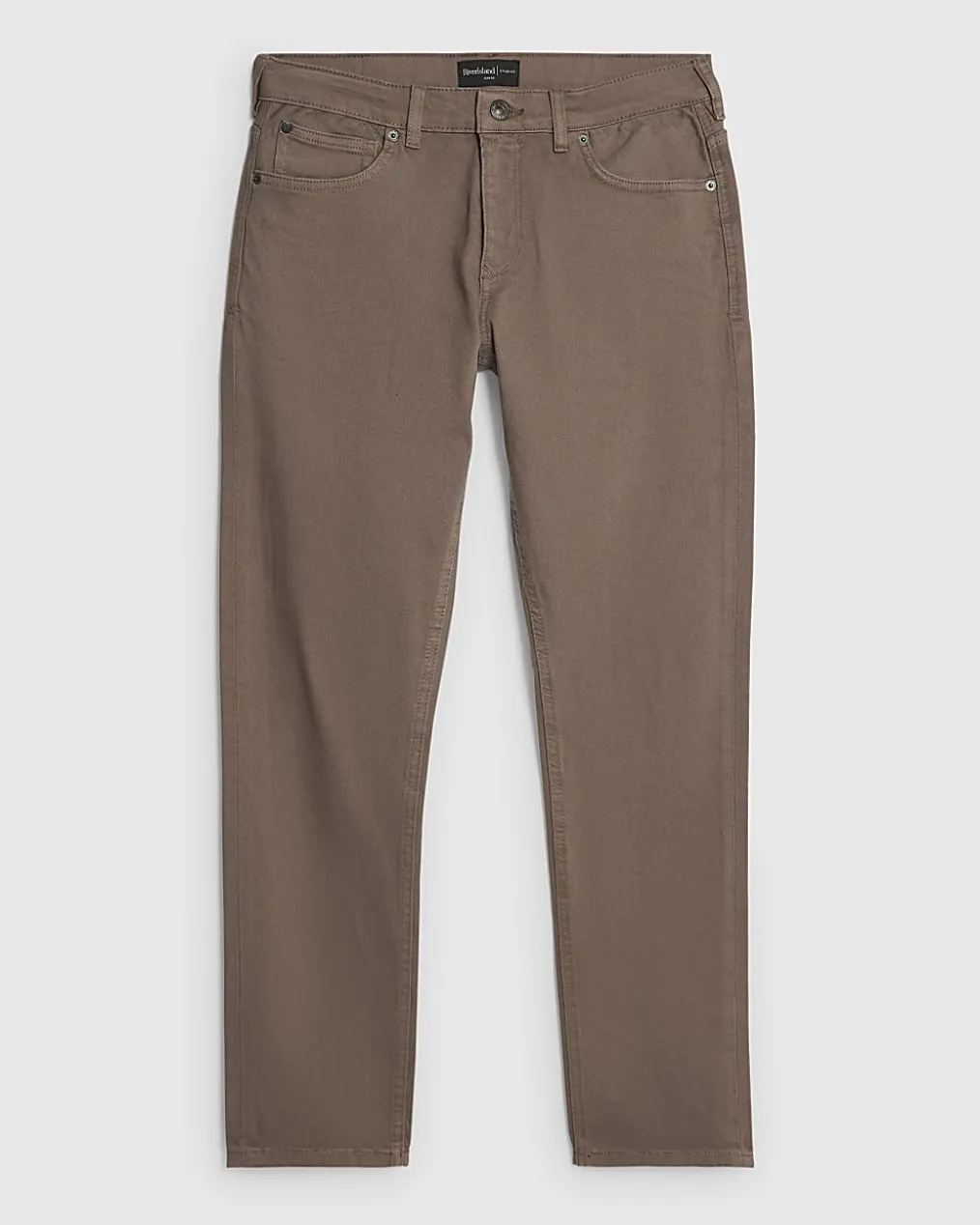 Brown Slim Fit Stretch Jeans