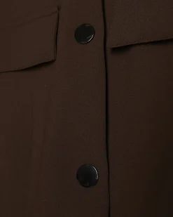 Brown Structured Boxy Trophy Jacket