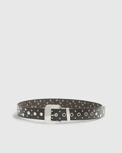 Brown Studded Belt